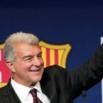 Joan Laporta celebra reelección como presidente del Barcelona a ritmo de mariachi