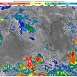 Se prevé que el centro del huracán Polo toque tierra en Baja California Sur.